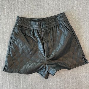 ZARA Leather shorts
